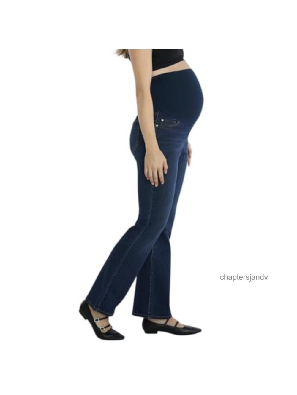 Super Stretch Secret Fit Over Belly Bootcut Maternity Jeans